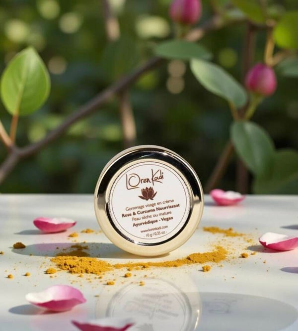 Mini gommage « rose curcuma » 10g
