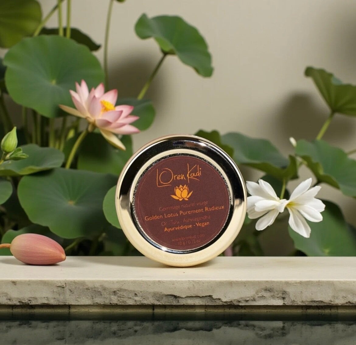 Mini gommage « Golden lotus » 10g