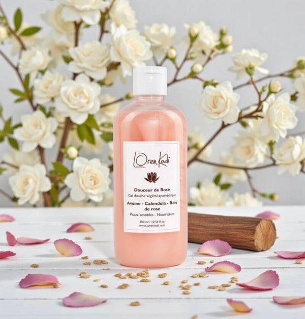 Gel douche «  douceur de rose » 300ml