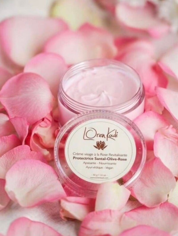 Crème « Santal Olive Rose » peau sensible 50g