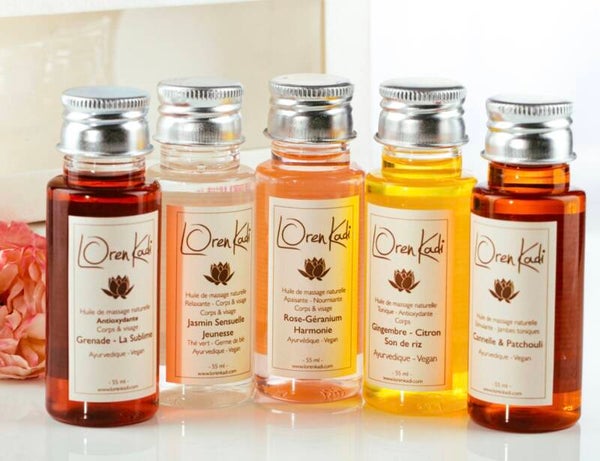 Coffret 5 huiles massage visage & corps 55ml