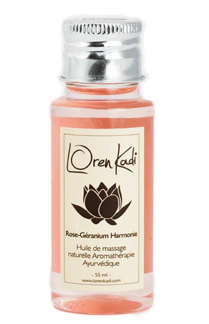 Huile de massage « Rose & Géranium » 55ml