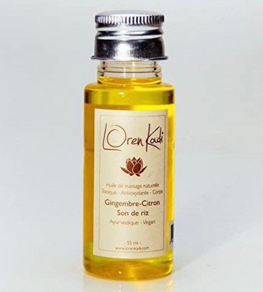 Huile de massage « Gingembre & Citron » 55ml