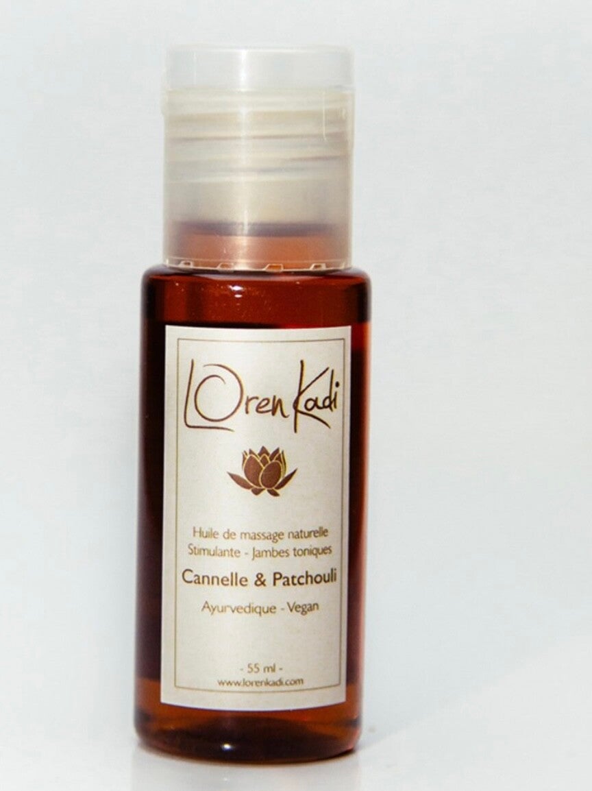 Huile de massage «  Cannelle & Patchouli » 55ml