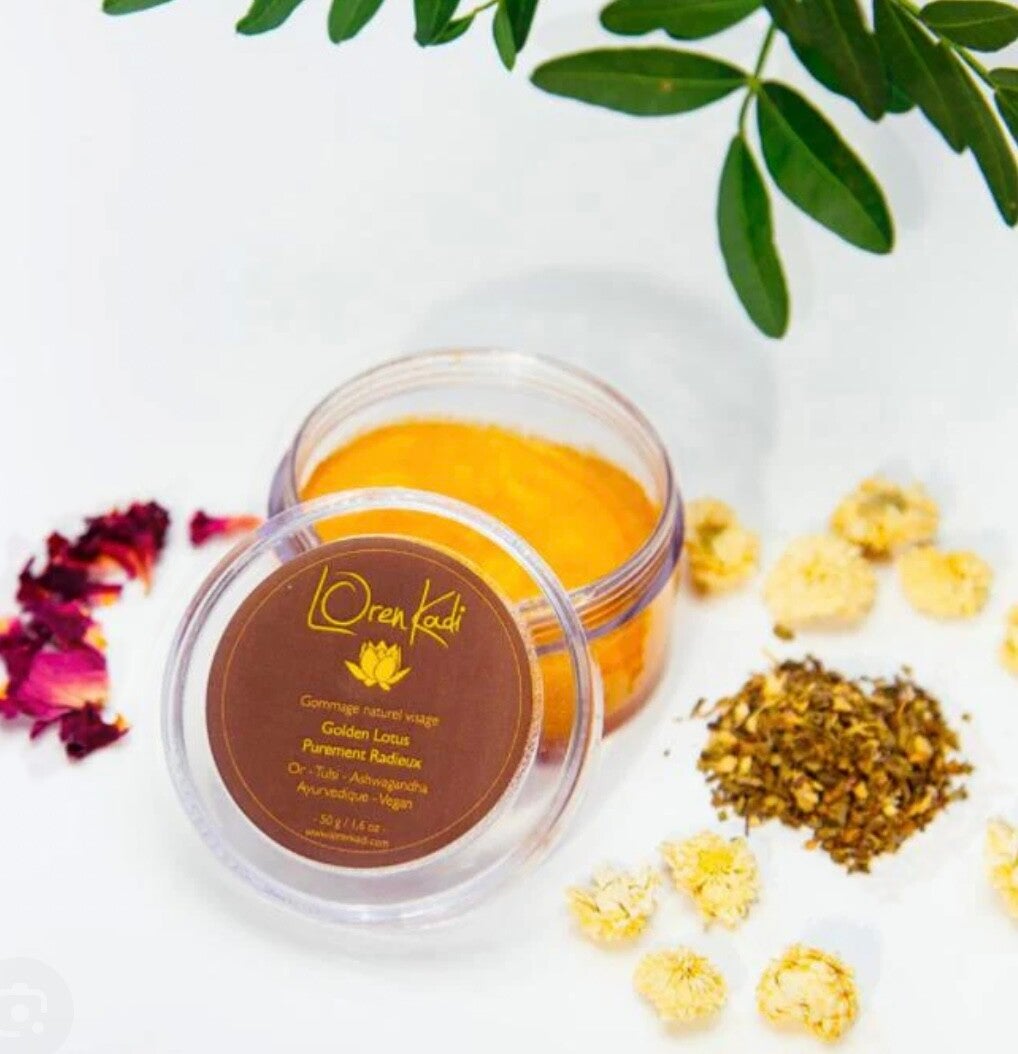 Gommage « Golden Lotus Radieux » toute peau 50gr