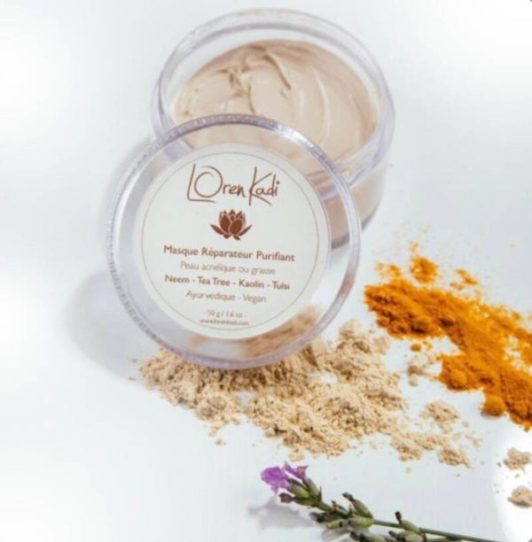 Masque « Réparateur purifiant » peau grasse acnéique 50gr