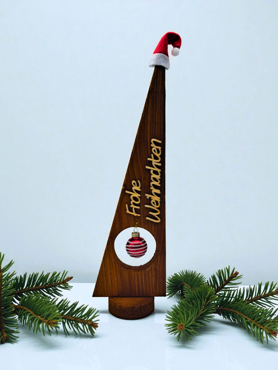 Weihnachtsaufsteller „Frohe Weihnachten“