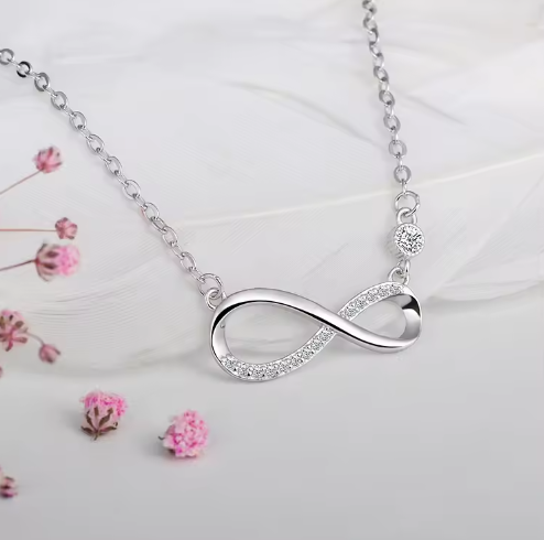 ,Infinity‘ Damenhalskette Sterlingsilber
