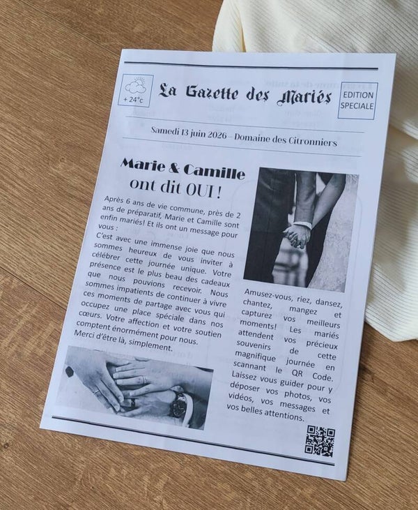 La Gazette des Mariés - Le Journal des Mariés
