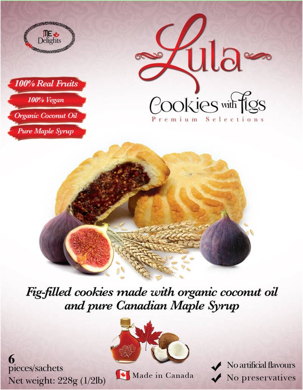 Cookies with fig box