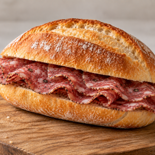 Broodje truffel salami