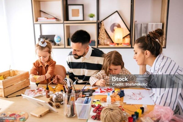 Basteln mit Kindern - Bastelzeit, Kreativität für die ganze Familie