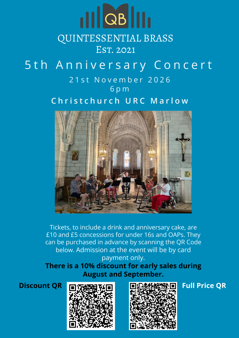 Poster for upcoming concert
