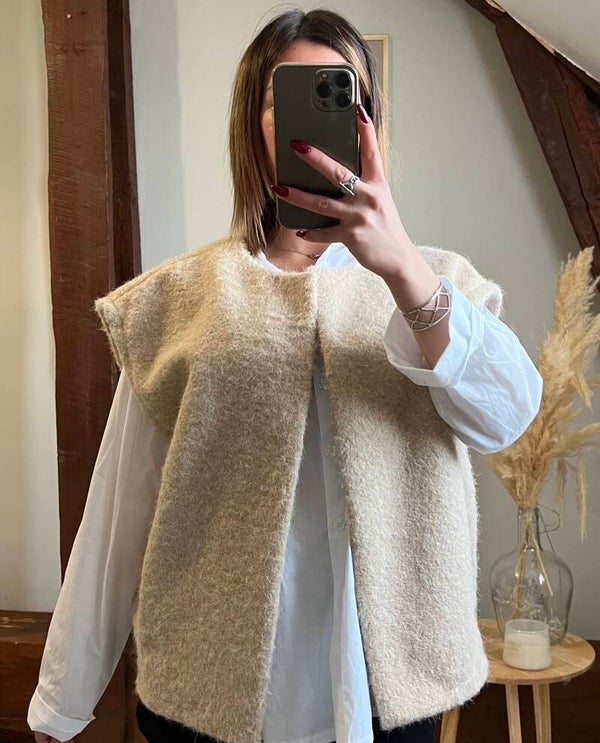 Gilet Julie -beige