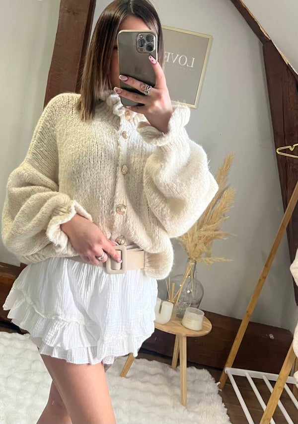 Gilet Tina- beige
