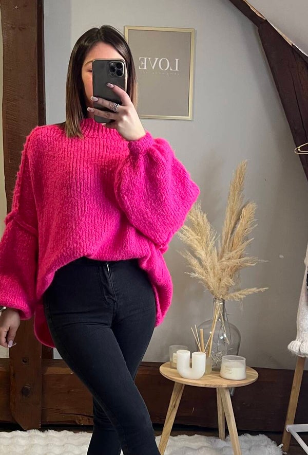 Pull Léna-Fuchsia