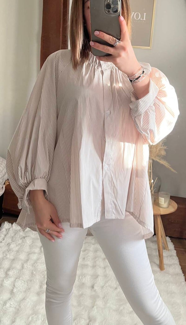 Chemise lolita -beige