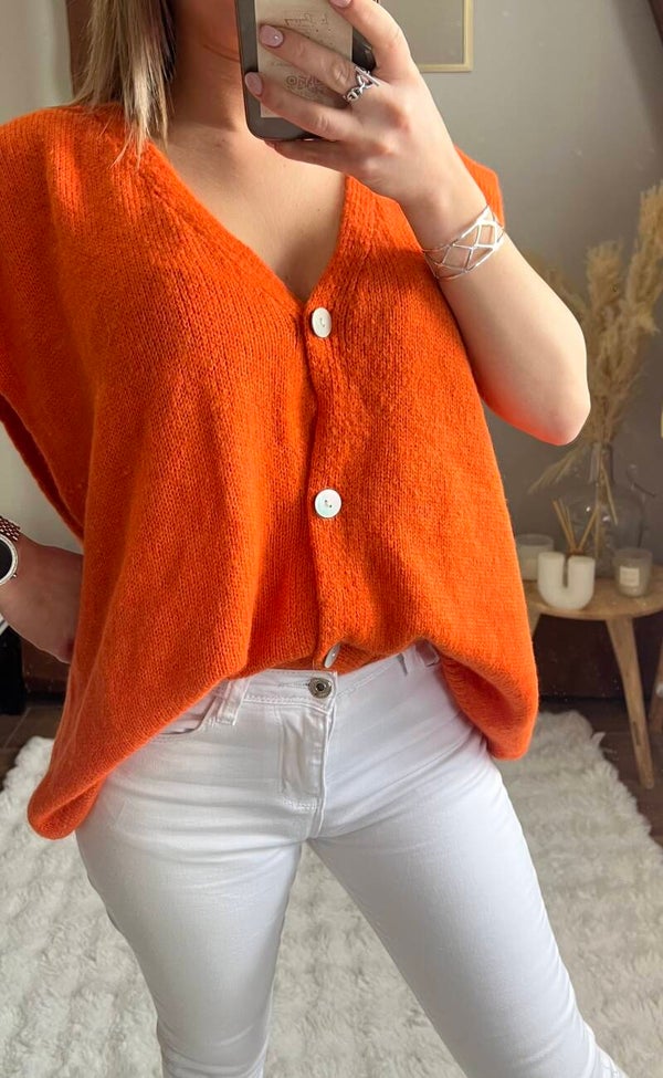 gilet Livia- orange