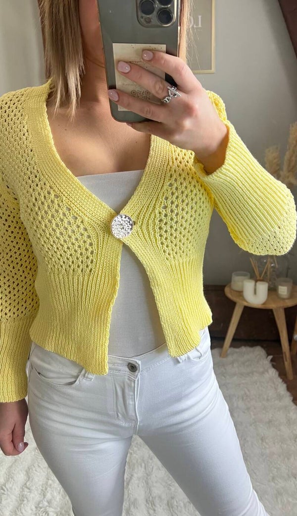 gilet Amandine-jaune