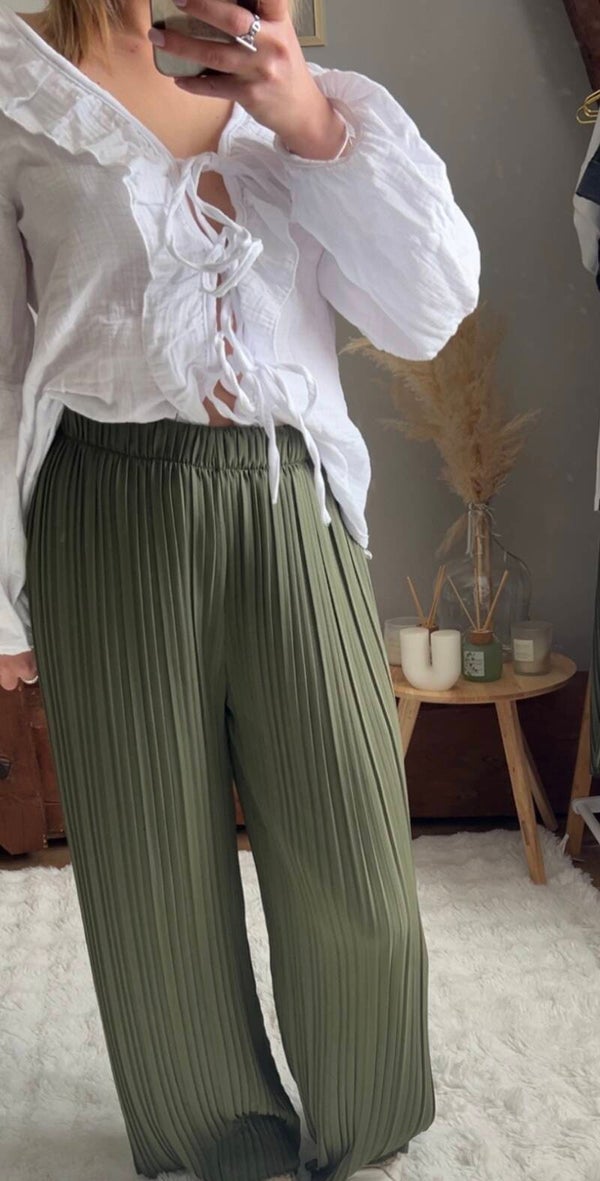 Pantalon Alma -kaki