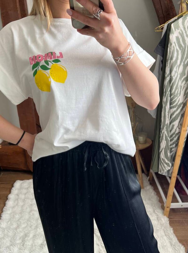 T-shirt Lorianne-blanc
