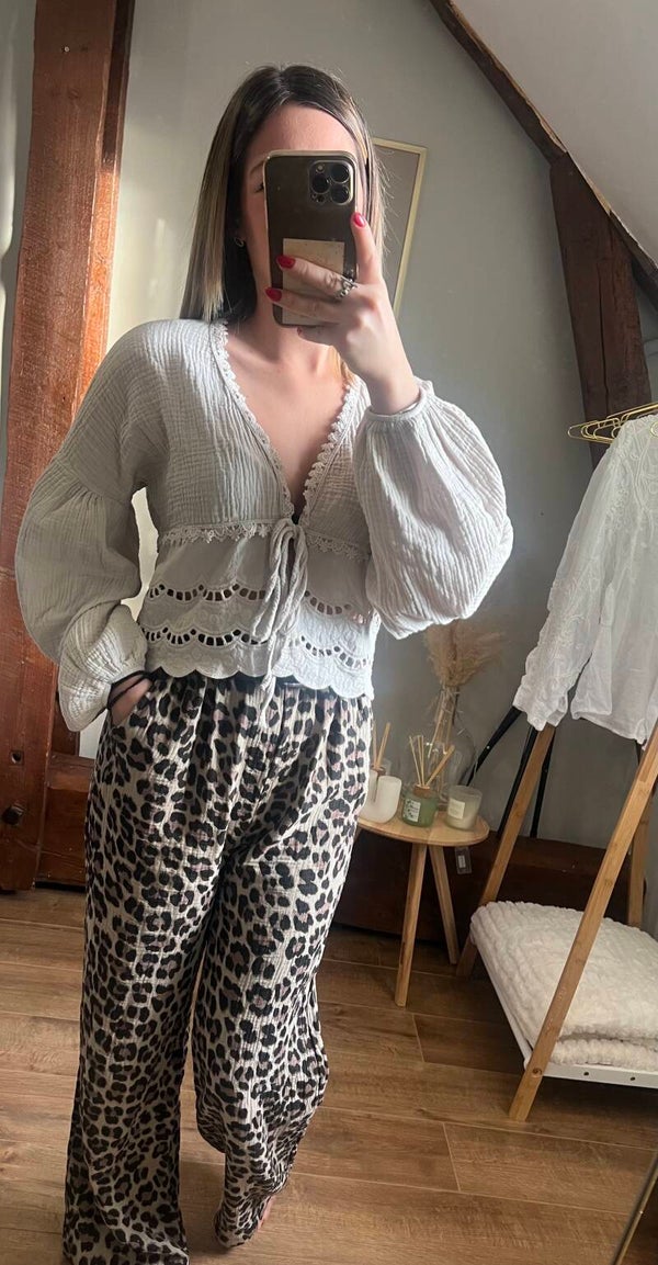 Pantalon Mya - Léopard