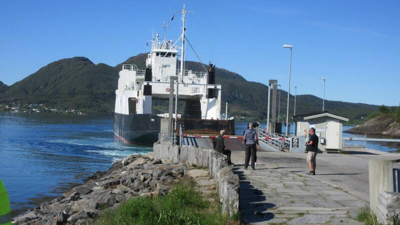 wachten op de ferry