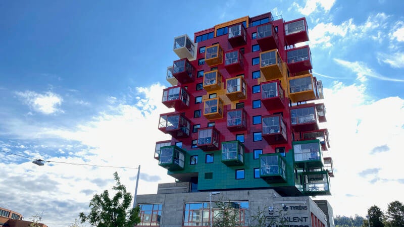 appartementsgebouw in Örnsköldsvik
