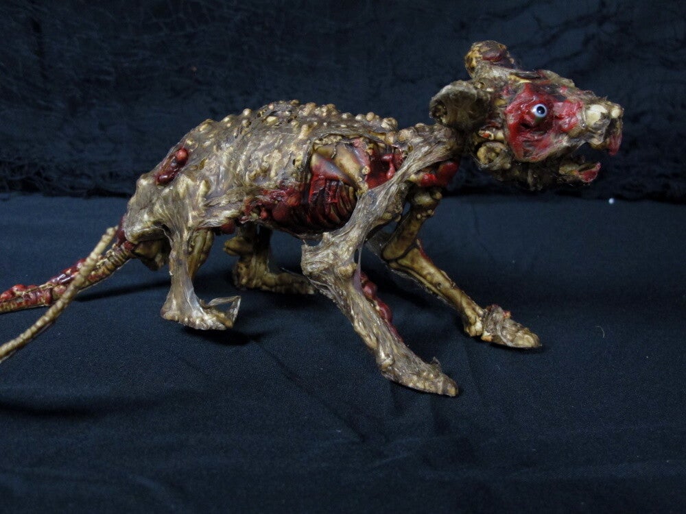 Kleine Zombie Ratte
