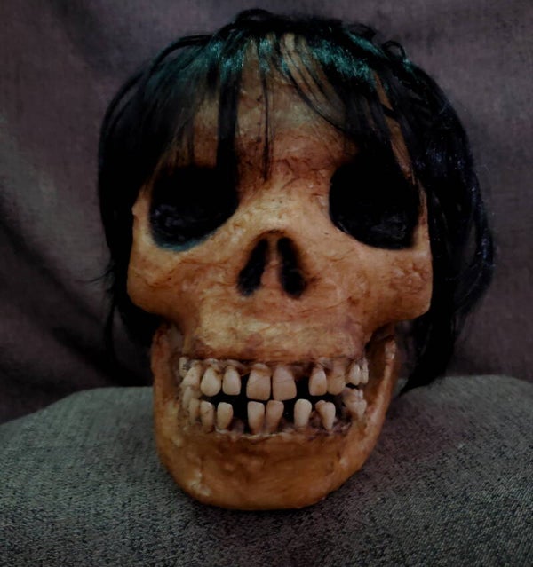 Zombie Skelett Schädel #4