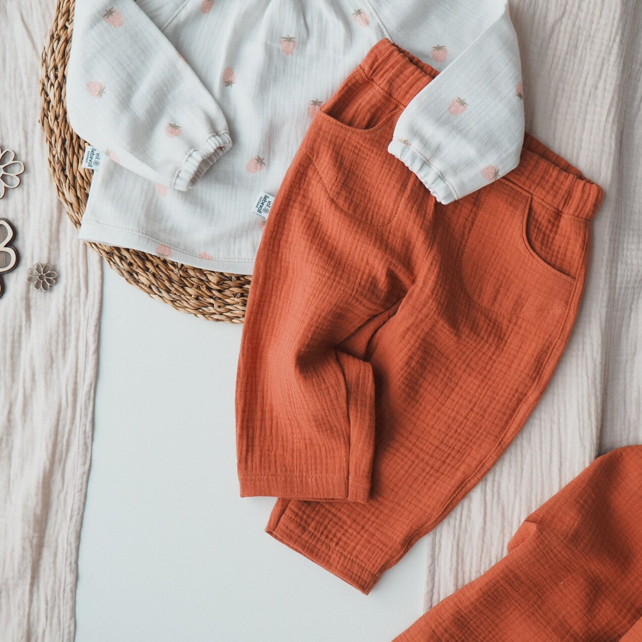 Karottenhose - Rost - La Fraise