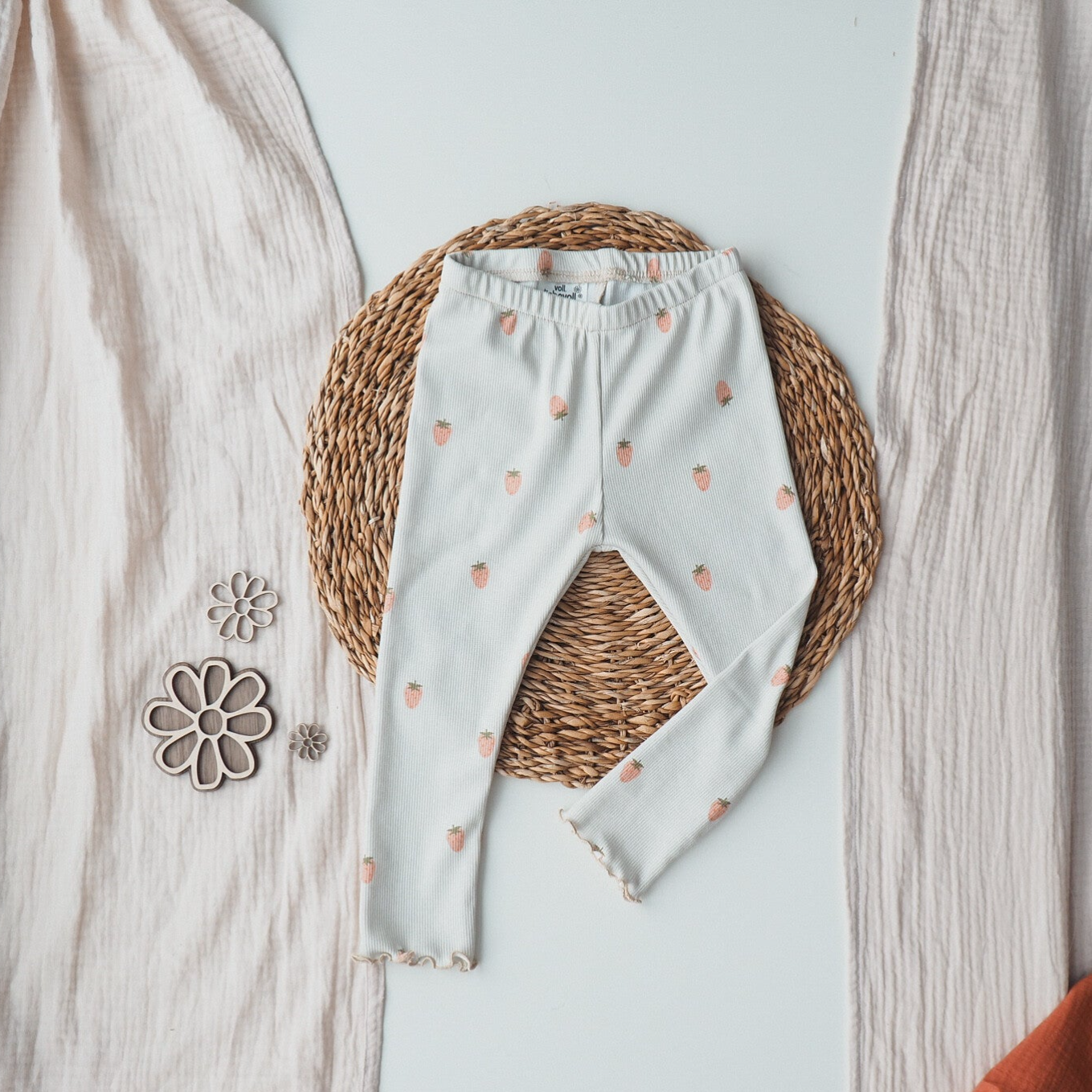 Basic Leggings • Erdbeeren • La Fraise