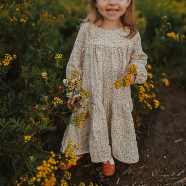 Kleid | Louise | Musselin | Frühlingswiese