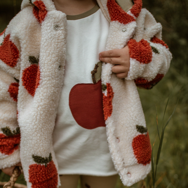 Boyfriendshirt - Apfelliebe - Kuschelsweat