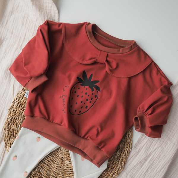 Vintage Sweater • La Fraise • mit statement print