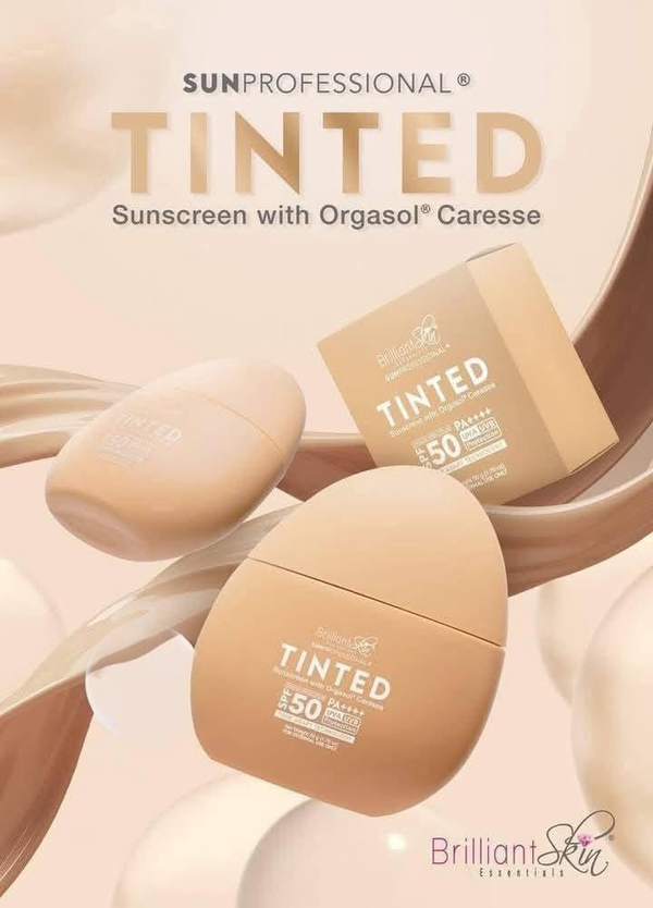 Brilliant Skin Tinted Suncreen With Orgasol Caresse SPF 50