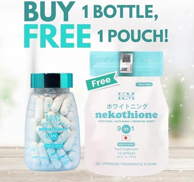 NEKOTHIONE BOTTLE, FREE NEKOTHIONE POUCH