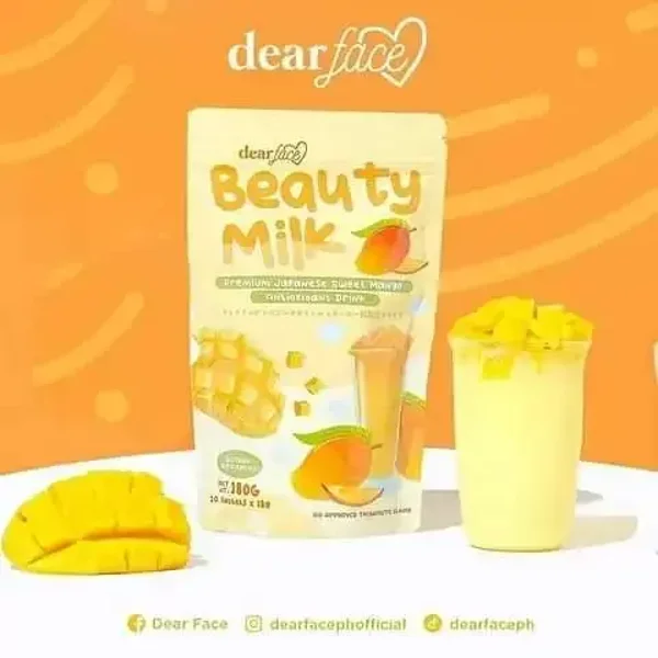 Dear Face Beauty Milk Premium Japanese Sweet Mango 10 Sachets
