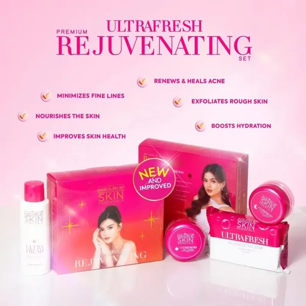 HIKARI SKIN Esssentials Ultrafresh Premium Rejuvenating SET