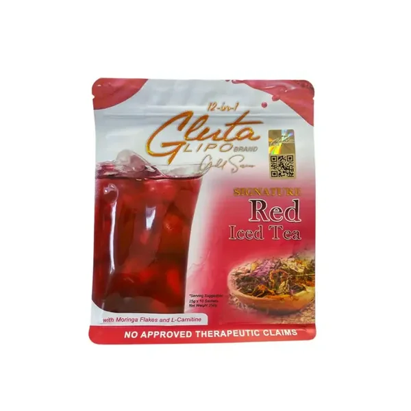 GLUTA LIPO RED ICE TEA ( 10 SACHETS)
