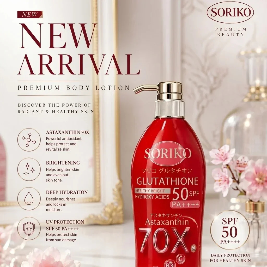 Soriko Glutathione 70x Lotion