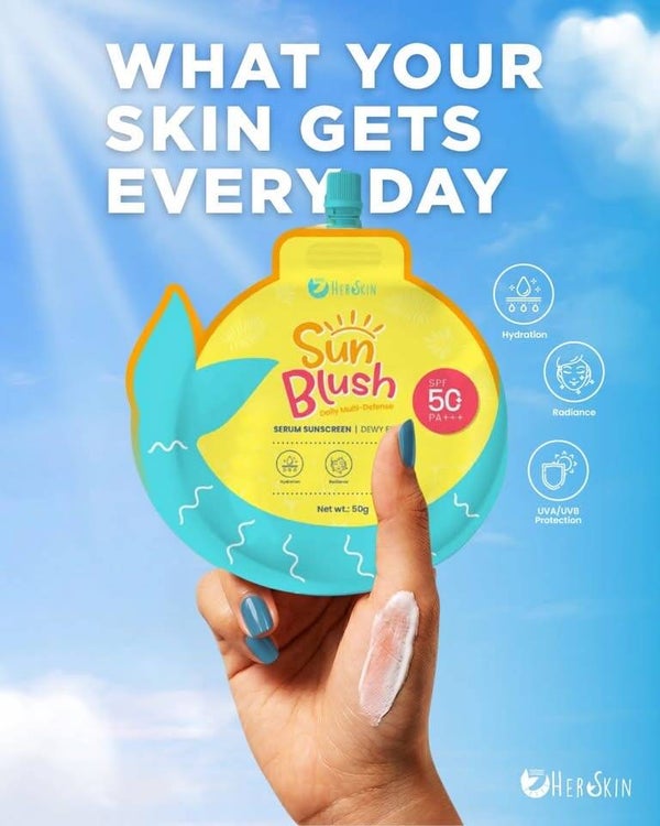 HerSkin Sun Blush Serum Sunscreen 50g