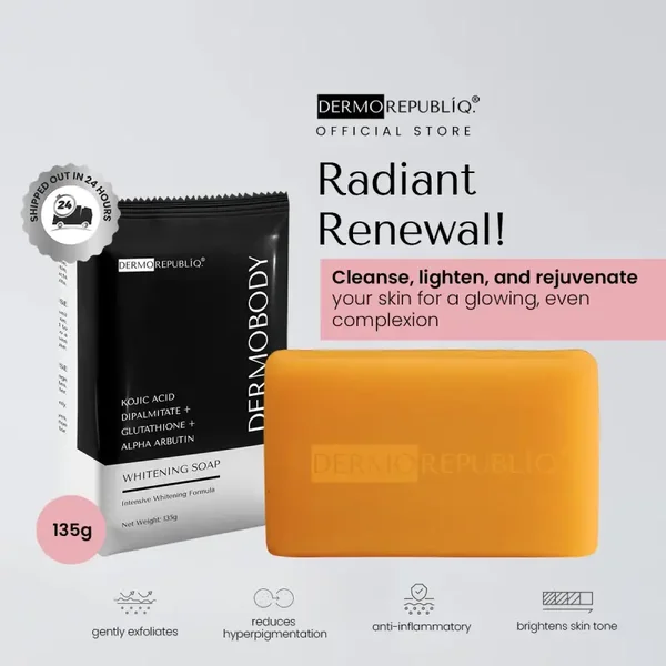 DERMO REPUBLIQ® Dermo Body Kojic Acid Dipalmitate Soap 135g