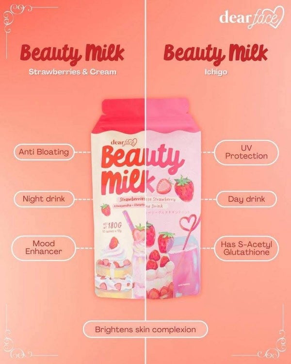 Dearface Beauty Milk strawberry