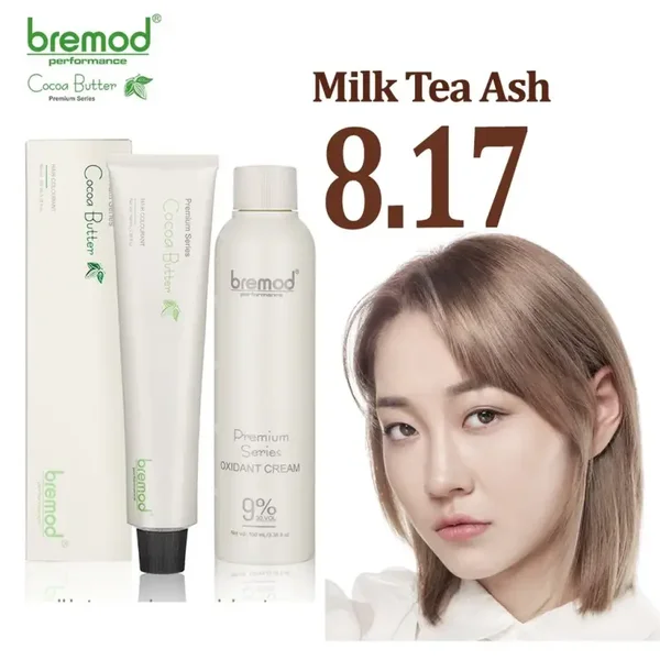 Bremod Premium MilkTea Ash Bundle 8.17 with Oxidizing Cream