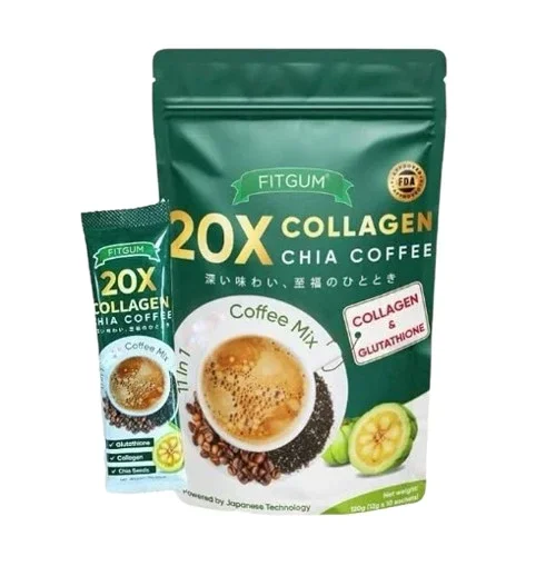 FITGUM Collagen Chia Coffee Mix