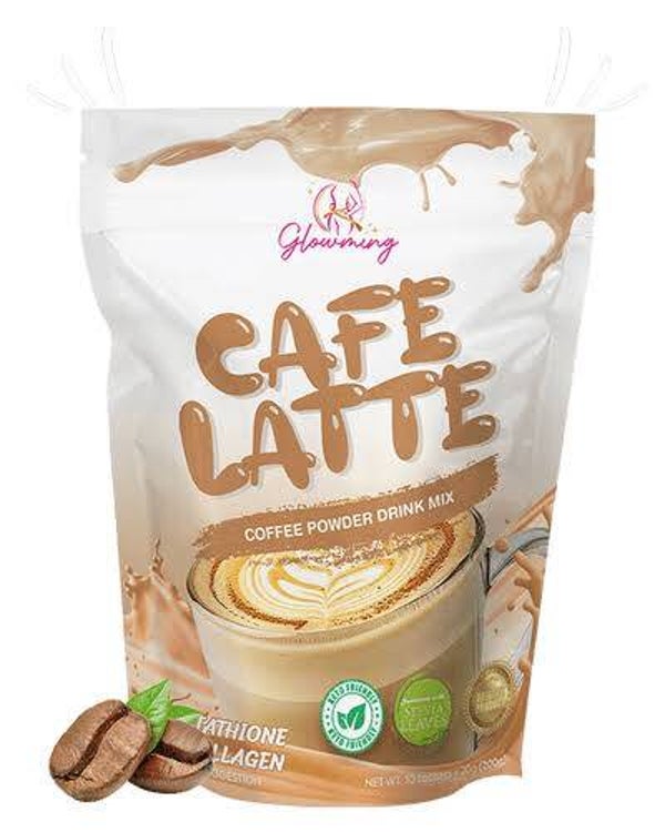 Glowming Café Latte Coffee Powder Drink Mix – 200g