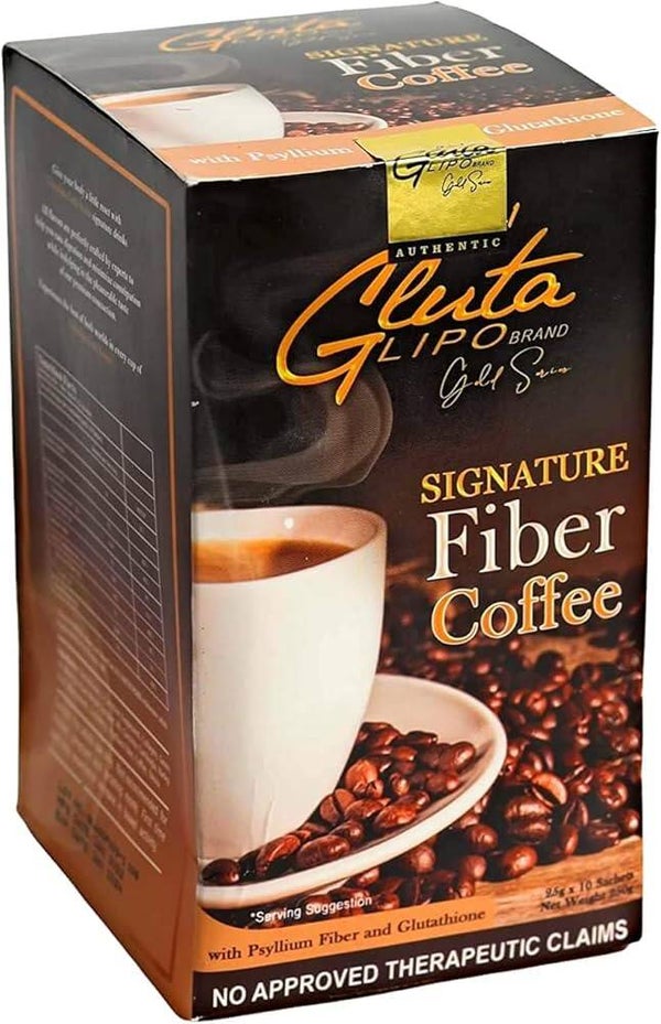 Glutalipo Gold Series Fiber Coffee Drink 10 sachets