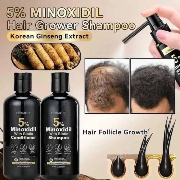 Kormesic 5% Minoxidil Shampoo or Conditioner
