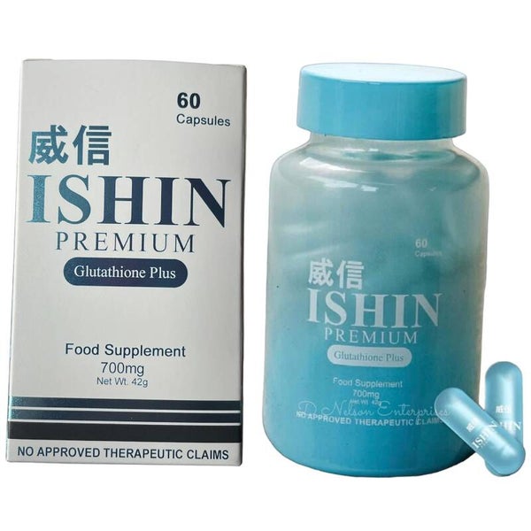 ISHIN Premium Glutathione Plus, 60 Capsules